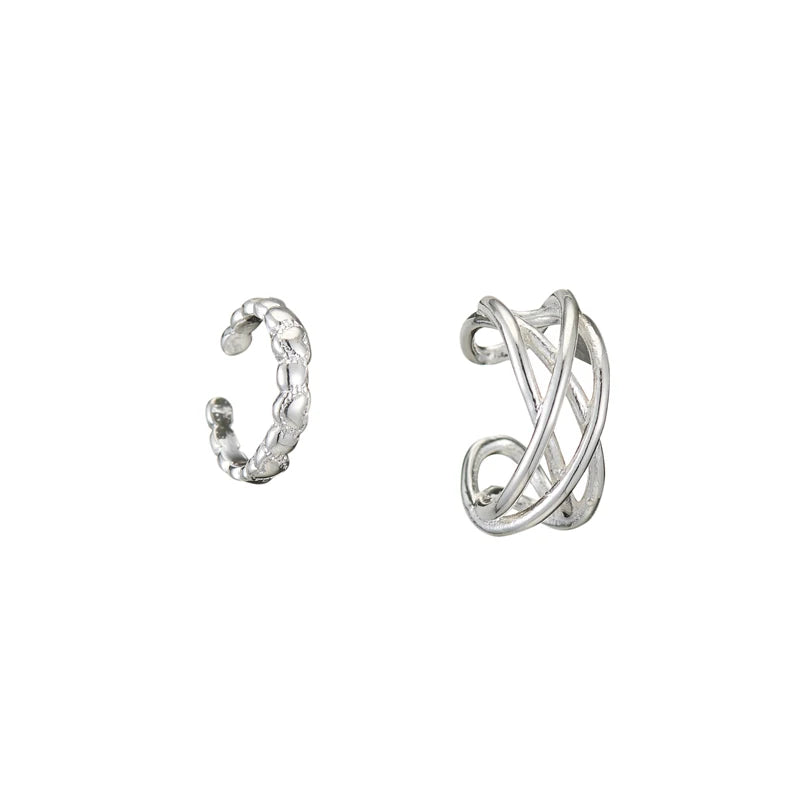 Factory Wholesale 925 Sterling Silver Clip on Earrings Ear Cuff for Women Girl Lady Without Piercing Earring Jewelry