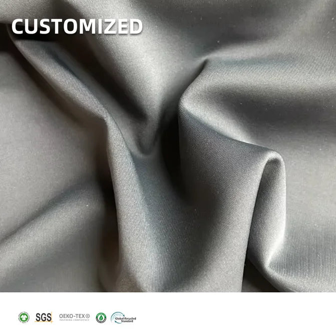 Super Stretch Cold Feel Comfortable High-End Custom 83% Nylon 17% Spandex Scuba Fabric for Sportswear