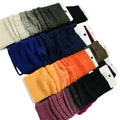 Women Knitted Crochet Boot Cuffs Footless Socks