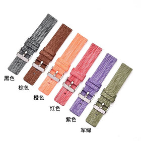 Nylon Canvas Strap for Samsung for Galaxy Watch Smart Watch 20mm/22mm Switch Forged for Comfort and Style
