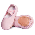 US Warehouse Shipment the Pink Girls Elastic Ballet Shoes Cross Straps Elastic PU Leather Sports Dance Shoes MegaBDM