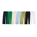 ZATRHMBM 2024 Women's High Waist Casual Straight Pants Vintage Drawstring Side Pocket Multicolor Fashion Trousers Female New