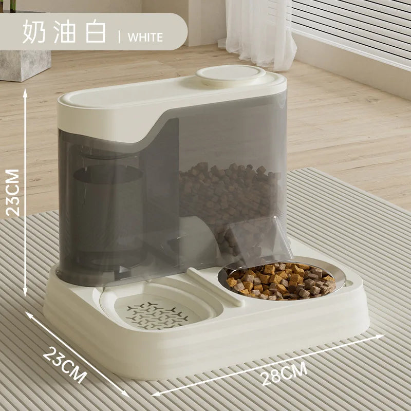 Cat Water Dispenser Automatic Feeder Dog Bowl Cat Basin Universal Water Feeder Cat Bowl