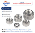 M2-M10 Pressure Rivet Nut Self-clinching Nuts Carbon Steel Metal Clinching Nut Round Nut Stainless Steel Nut Manufacturer