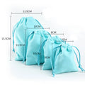 Small Jewelry Velvet Drawstring Bags Packing Velvet Pouch for Jewelry Custom logo Available