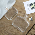 Wholesale Flat Aromatherapy Glass Bottle Reed Diffuser Bottle Scented Bottle