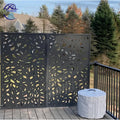 Laser Cut Metal Fence Partition Screens CNC Laser Cut Panels fo Privacy Solutions