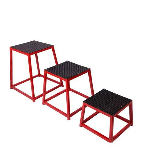 Detachable Bounce Stool and Progressive Jump Box Set Multi-Functional Steel Sport Bench with Metal Jumping Bench