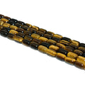 Wholesale 6*9mm Yellow Tiger Eye Tube Beads Natural Gemstones for DIY Jewelry Making