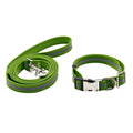 Wholesale Custom Adjustable Nylon Dog Collar Leash Set Durable Honeycomb Texture PVC Coated Waterproof Reflective Rivet Durable