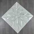 ZJ Complete 3D Grain 500mm*500 mm Pvc Marble Textures Decorative Plastic 3D Wall Panels Pvc