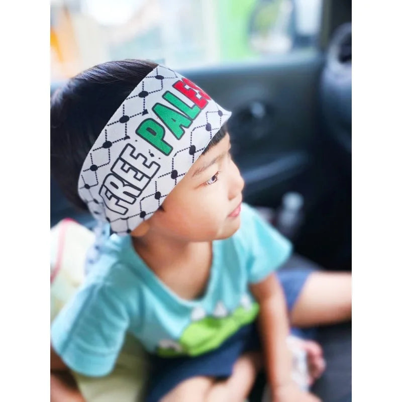 Wholesale Custom Hot Selling Palestine Flag for Promotion Cheap Printing Polyester Palestine Flag Scarf 90*8cm