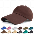 Factory Direct Custom Embroidery Logo Extended Brim Cotton Unstructured Dad Hat Sun Protection Shading Lengthening Baseball Cap