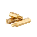 Hexagonal M2-M16 Male-Female Threaded Hex PCB Standoff Spacer CNC Machined Steel Brass Aluminium