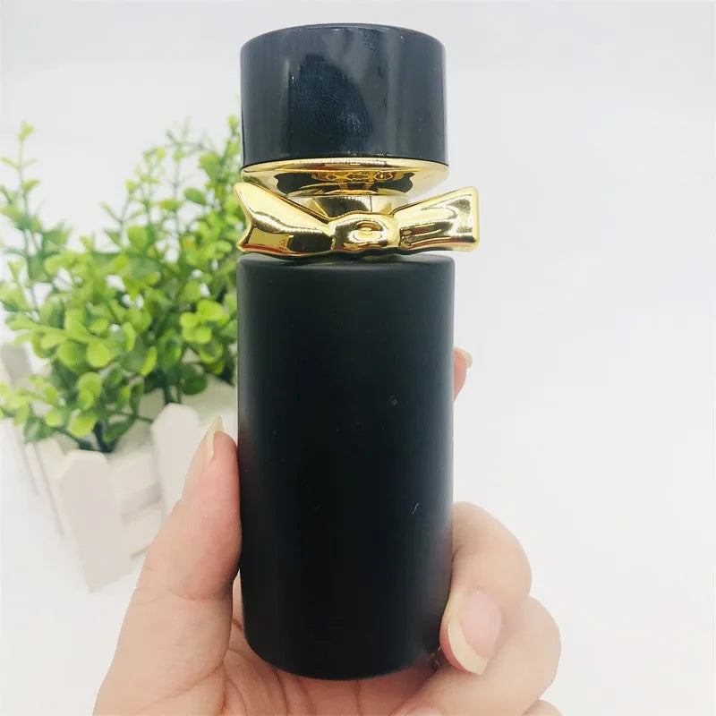 50ml Black Mist Sprayer Glass Bottle Cosmetics Packaging Container Fine Mist Spray Bottles for Men Perfume Bottles