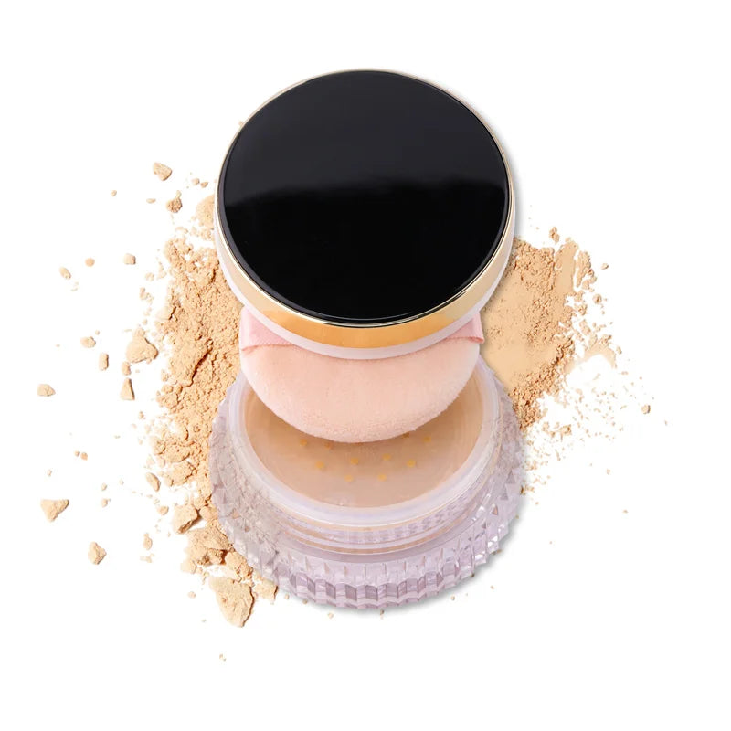 TY10   Factory Directly Multi Colors Private Label Custom logo Face Makeup Powder Translucent Matte Brown Loose Setting Powder
