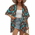 Women V Neck Long Sleeves Plus Size Women's Cardigan Jacket Drop Shipping Customized Logo Four-sided Projectile Knitted Cardigan