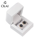 Wholesale White Lacquer Ring Box Jewelry Wood Box for Wedding Ring