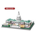 5235 Compatible With Leading Brands Block Set Washington United States Capitol Building Blocks Street View World Landmarks Brick