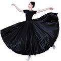 360 Degree Satin Skirt Belly Dance Women Gypsy Long Skirts Dancer Practice Wear 15 Colors Assorted Solid Purple Gold Dance Skirt