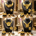 Fashion Jewelry 18K Gold Plated for African Women Party Anniversary Daily Wear Gift for Wife Girlfriend Mother Low MOQ Wholesale