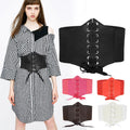 12cm Width Women Dress Belt Wide Adhesive Elastic Belt for Adult