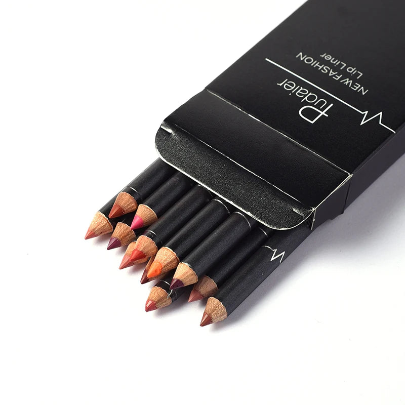 Private Label Pudaier Satin Smooth Charm Curve Lip Liner Longwearing Lip Makeup Wholesale Cosmetic