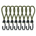 Heavy Duty High Strength Elastic Cord 6mm Bungee Cords UV Resistant Elastic Bungee Cords With Metal Hook