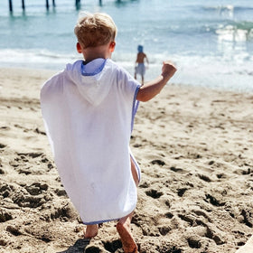 Toddler & Kids Surf Ponchos 100% Cotton Terry Changing Poncho Beach Towel