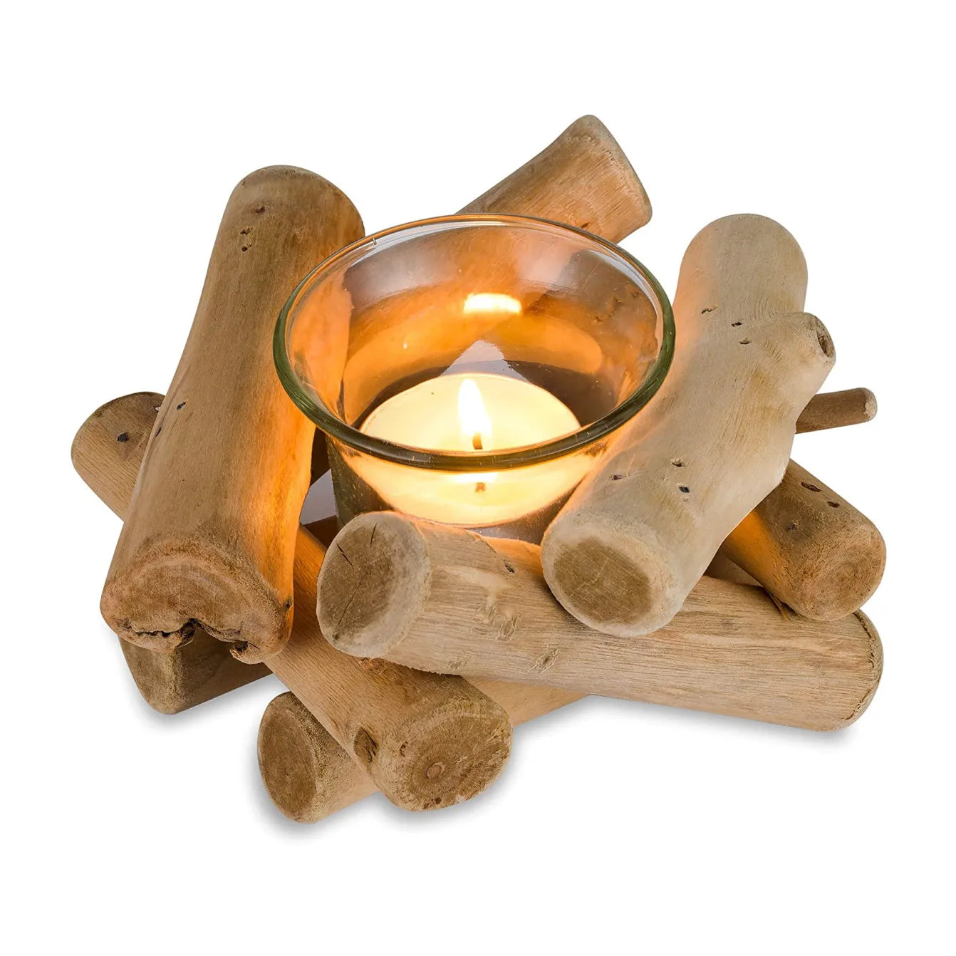 Wedding Desktop Bougie Home Altar Decoration Handmade Crafts Candlestick Base Wood Tea Light Tealight Candle Stand Holder