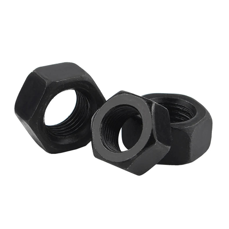 Black Oxide Zinc Plated Galvanized Carbon Steel M5 Hex Nuts DIN Standard
