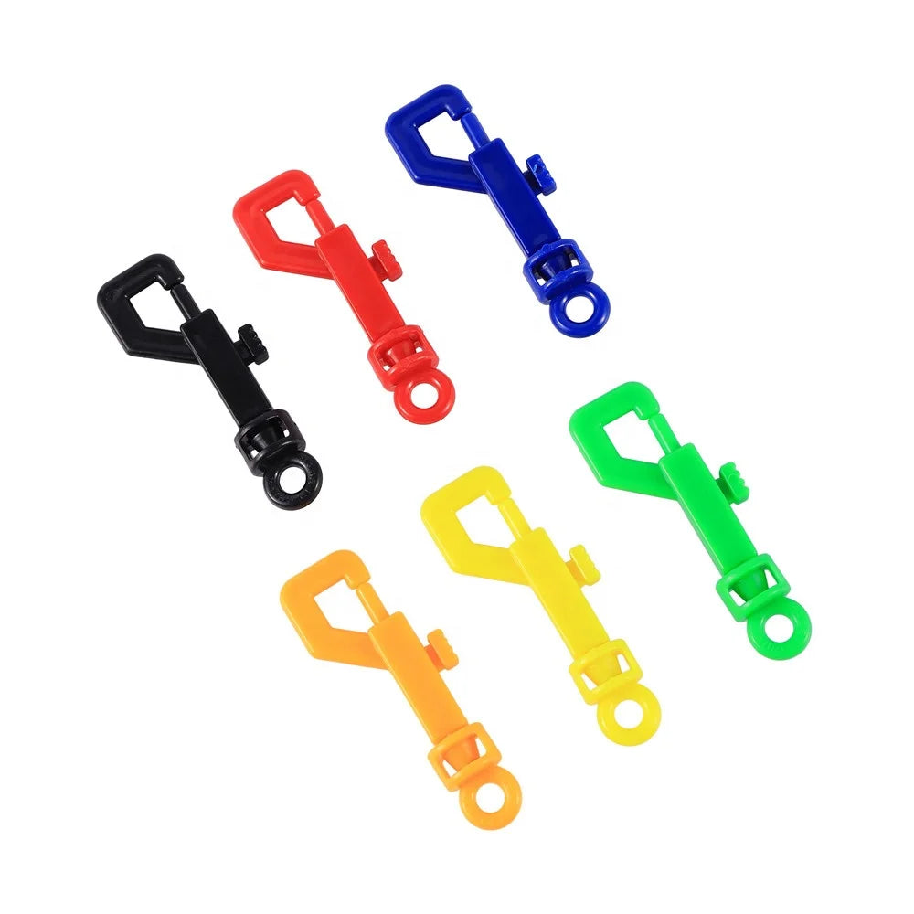 Plastic Bird Cage Lock Key Hook Bird Cages Door Lock Rabbit Poultry Cages Door Locks
