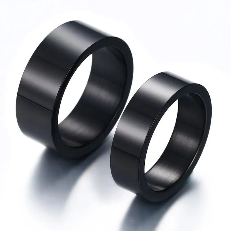 Direct Sale 2pcs Set Couple America Fashion Stainless Steel Rings LVR047 Cheap Mens Unisex Lover Jewelry