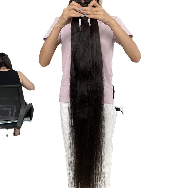 12a Raw Brazilian Hair 36-40Inch Wholesale Virgin Human Bundles Hair Vendor Human Hair Bundles with Lace Frontal Closure