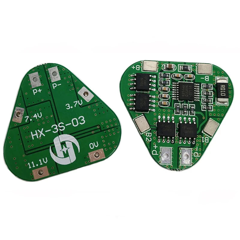 3S 12V 18650 Lithium Battery Protection Board 11.1V 12.6V overcharge over-discharge protect 8A 3 Cell Pack Li-ion BMS PCM PCB