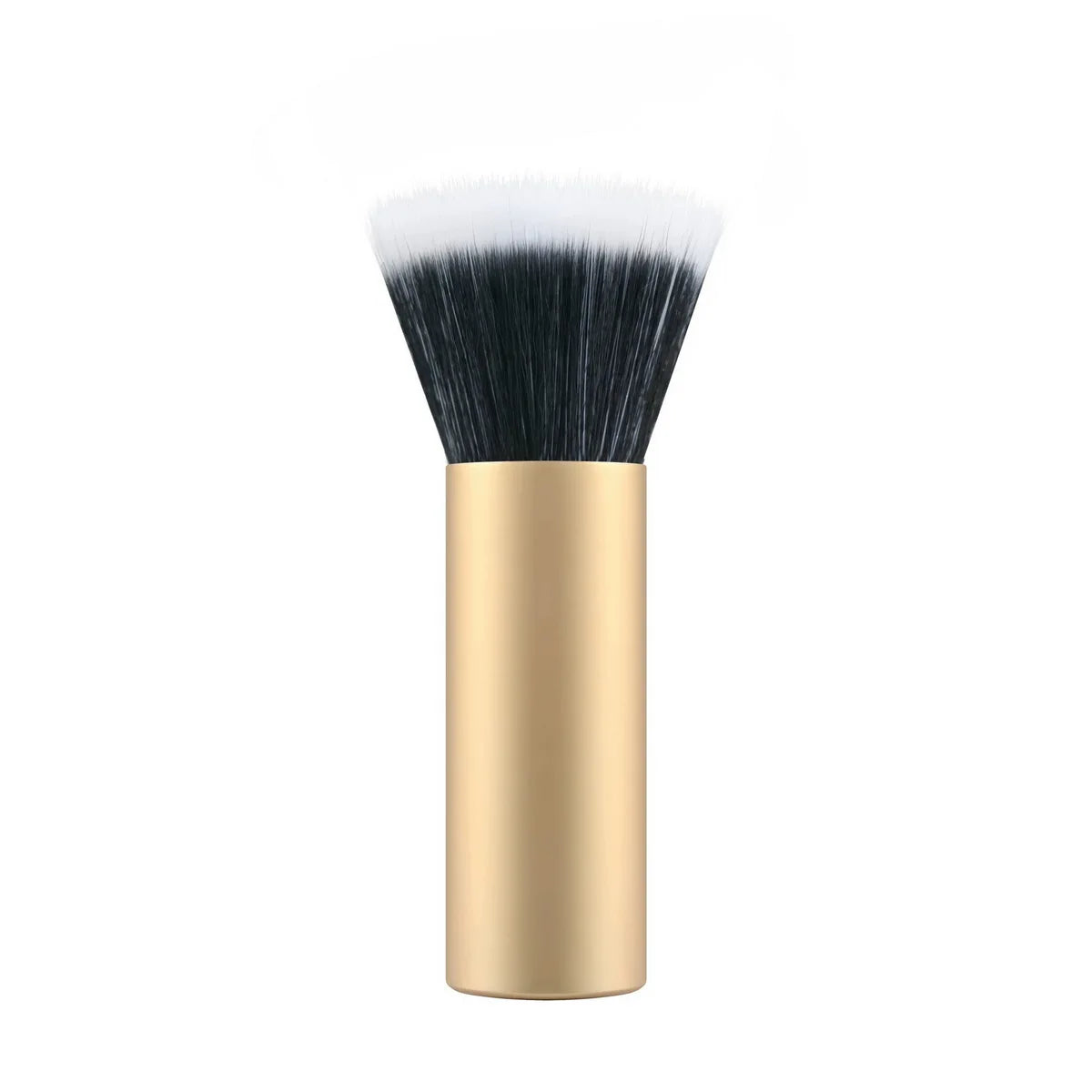 Wholesale Flat Kabuki Foundation Brush Magic Stippling Cosmetic Brush with Synthetic Hair and Metal Handle
