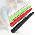 Cheap 40.5cm Long Handle Colorful Plastic Portable Shoe Horn Abs/pp Colorful Strong Long Shoehorn for Lazy