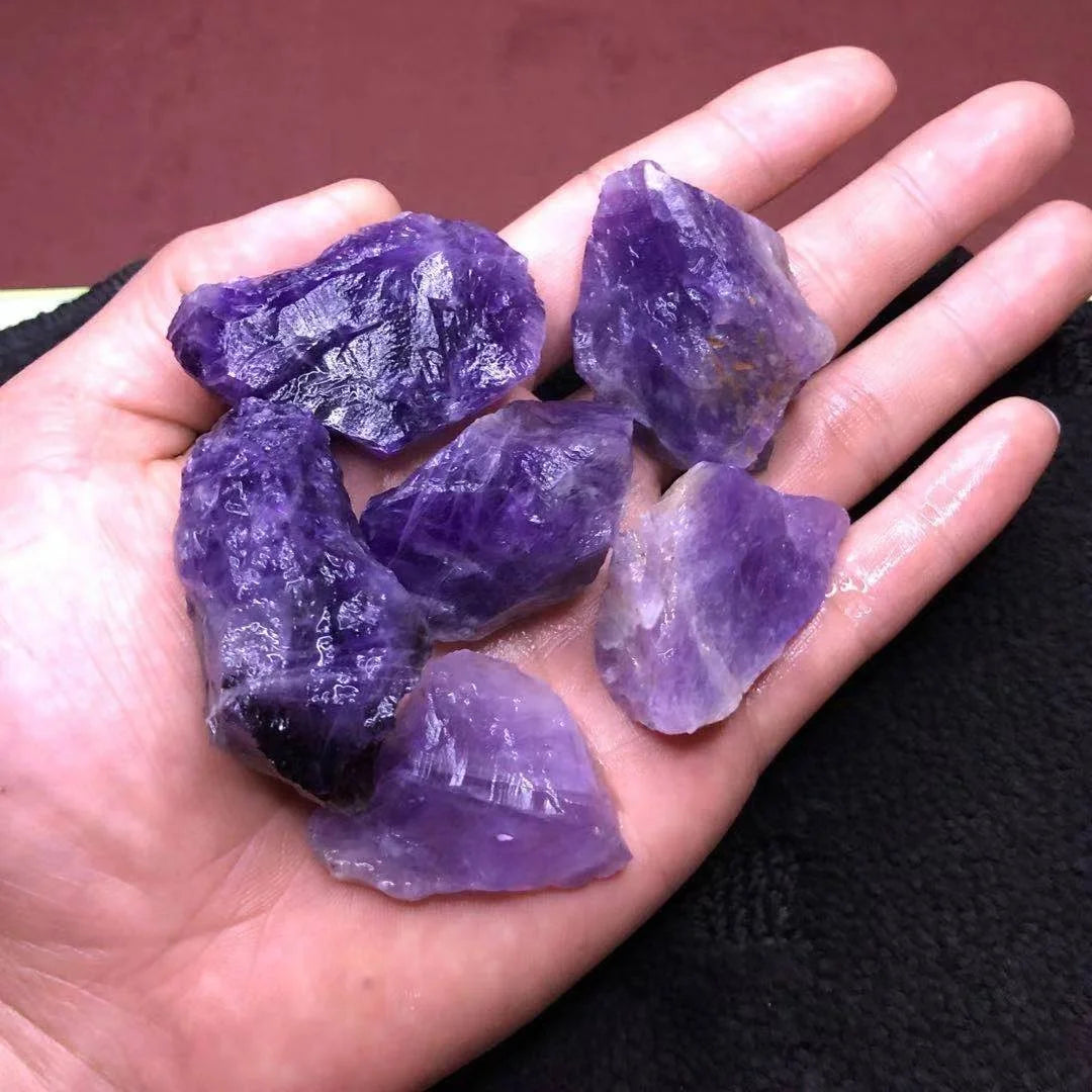 Bulk Natural Healing Crystal Raw Stone Dark Amethyst for Fengshui