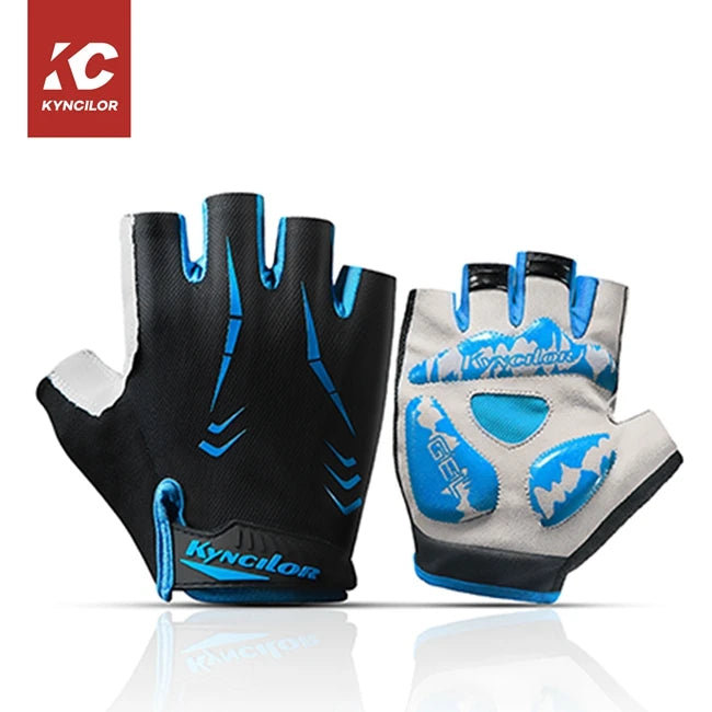 Summer Anti-Slip Fingerless Sports Gloves for Cycling Gycling Bicycle Riding Comfortable Bike Accessories for Workout Leisure