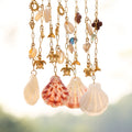 New Ocean Series Natural Seashell Turtle Fishtail Titanium Steel Necklace Stainless Steel Ocean Beach for Women Gift Jewelry