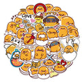60Pcs Japan Kawaii Cute Cartoon Lazy Eggs Sticker Gudetama for Notebook Home Wall Door Car Phone Diy Stickers Label