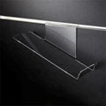 Manufacturer Factory Supplier Acrylic Wall Hanging Shoe Rack Floating Sneaker Display Shelf Clear Acrylic Wall Mount