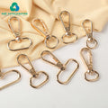 MZhardware Ganchos De Metal Giratorio Con Anillas Bandolas Para Clip Para Llaveros Para Cadenas Bolsos Manualidades Decoraciones