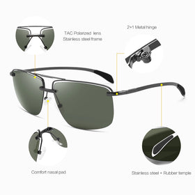 CONCHEN Wholesale Design Competitive Price Full Coverage Sport Sunglasses Polarized Metal Sport Sunglasses 2023 for Men Women