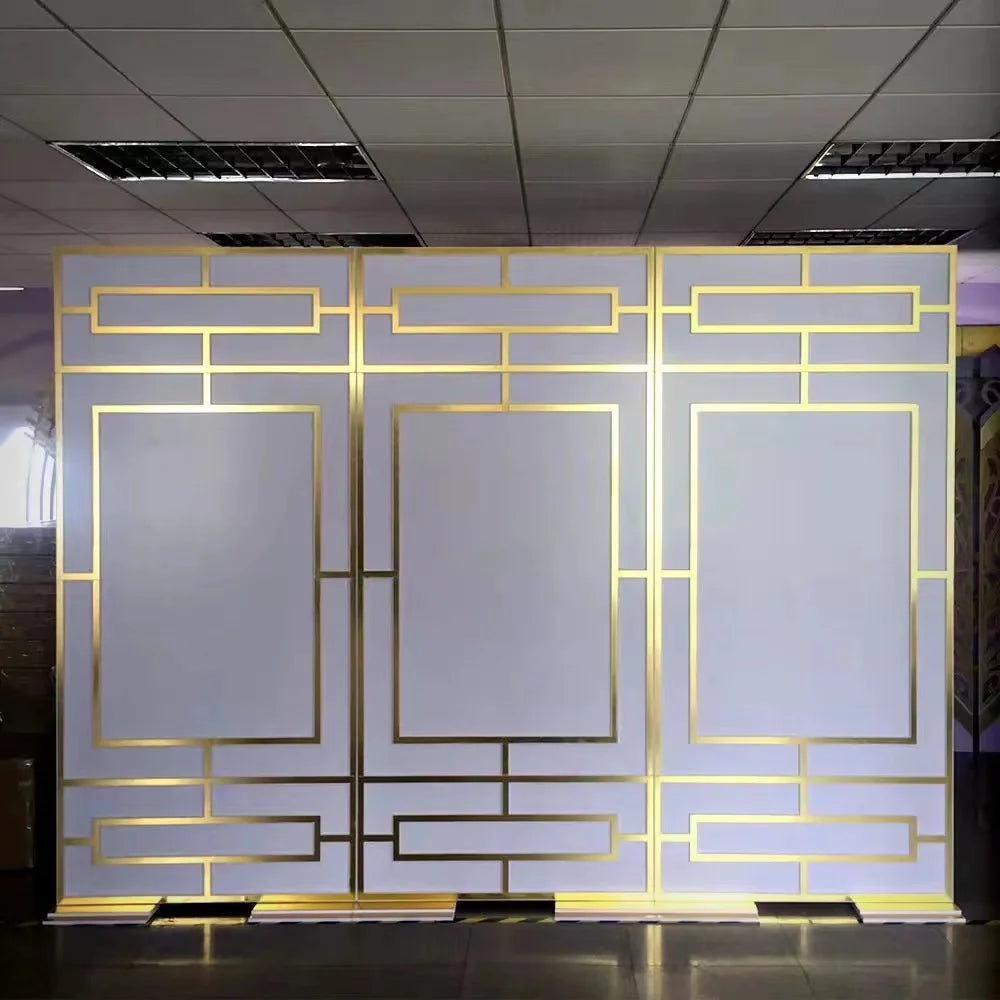 Wedding Backdrop Stand Wedding Decoration Party Decoration Artificial Flower Set KT Backdrops Stand