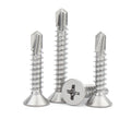 DIN7504P Stainless Steel Countersunk Head Flat Phillips Self Drilling Screw Csk High Tapping Performance for Various