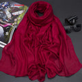 Wholesale Custom Logo Scarf Muslim Hijab Cheap Price Solids Women Muslim Cotton Linen Hijab