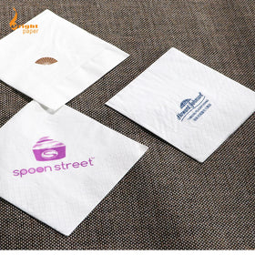China 2-Ply Custom Printed Ice Cream Paper Cup New Cheap Napkins for Dinner Made in China