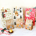 24 Sets Superior Handmade Customized Designs Kraft Paper Christmas Ornaments for Christmas Holiday Home Decoration YY Brand