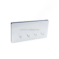 MDFSUB Manufacturer Custom 12mm Sublimation MDF Key Hangers Blanks Wooden Key Hanging 4 Hooks for Wall Decoration